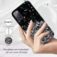 thumbnail image 2 of Compatible with Samsung Galaxy S20 FE Case Clear Glitter Silicone, Phone Case for Samsung S20 FE 5g Case Glitter Sparkle Pink Shockproof Thin Cover (Black), 2 of 14