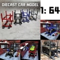 thumbnail image 5 of Diorama 1:64 Scale Car Lifter Model City Car Garage Workshop Lift Repair Prop Model Diecast Vehicle Scenes Display Props Model Accessories Toys, 5 of 8