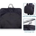 thumbnail image 5 of Long Garment Bags for Travel Dress Bags Wedding Dress Cover Waterproof Clothing Bags Storage Traveling Clothes Protector for Closet Wardrobe Bags 2 Packs for Gowns, Tuxedos, Coats., 5 of 6