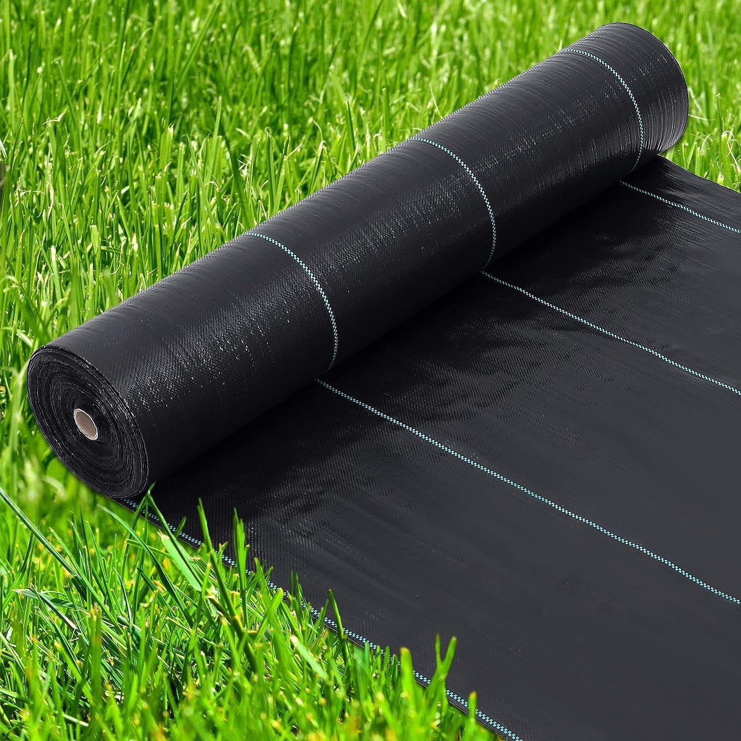 Yeshouse Heavy Duty Weed Barrier Landscape Fabric 4ft x 250ft, Premium 5oz Ground Cover, Weed Block Gardening Mat for Easy Installation and Superior Weed Control