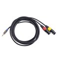 thumbnail image 2 of Monstrate Cables de Audio, adaptador de reducción de ruido resistente al desgaste, convertidor divisor de auriculares, tarjeta de sonido para micrófono, Cables de audio/vídeo, 2 of 6