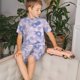 thumbnail image 4 of Fotbe Winter With Snowflakes Pijama Estampada de 2 Piezas para Niños – Ropa de Dormir de Manga Corta Cómoda para Niños y Niñas, Camiseta y Shorts de Algodón-XX-Large, 4 of 6
