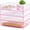 Transparent Pink, variant on 4 Tier Paper Organizer Letter Tray Acrylic Desk File Organizer Stackable Documents Letter Clear Paper Holder Sorter Office Tray for A4, Modern Office Classroom Home File Pad Books Notes