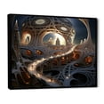 thumbnail image 2 of Designart "Architectural Fantasia Surreal Fractal III" Landscapes Framed Wall Art - Traditional White Surrealism Landscape Living Room Framed Canvas Art, 2 of 6