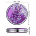 thumbnail image 2 of Shisuyan 2pcs Portable Mirror Cute Handheld Mini Folding Makeup Mirror Travel Compact Mirror Small Round Pocket Mirrors With Magnification, 2 of 8