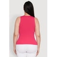thumbnail image 5 of Womens Plus Size Basic Crew Neck Tank Top, 5 of 5