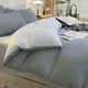 thumbnail image 5 of Juego de cama de 4 piezas de algodón lavado | Poliéster suave y transpirable | Dormitorio individual/matrimonial | Incluye funda nórdica, sábana ajustable y 2 fundas de almohada, 5 of 6