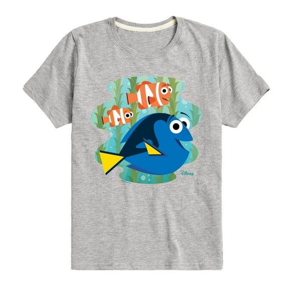 Disney Finding Dory - Dory, Nemo, & Marlin - Toddler & Youth Short Sleeve Graphic T-Shirt