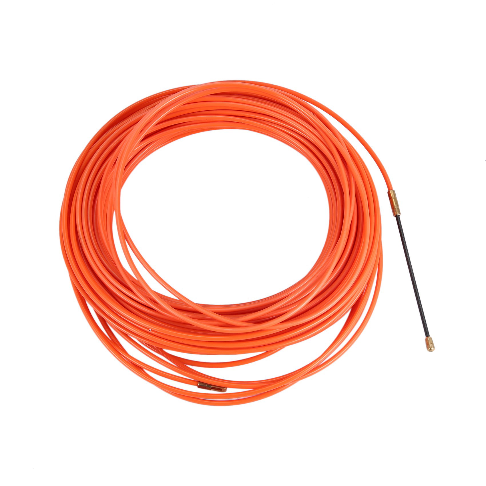 TOOGOO 4Mm 10 MèTres De Dispositif De Guidage Orange Nylon Cable éLectrique Push Pullers Duct Snake Rodder Fish Tape Wire 