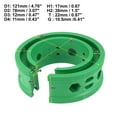 thumbnail image 4 of Unique Bargains 2pcs Green Car Coil Spring Buffer Springs Rubber Buffer Universal E Type Fit for Ford for Chevy, 4 of 6