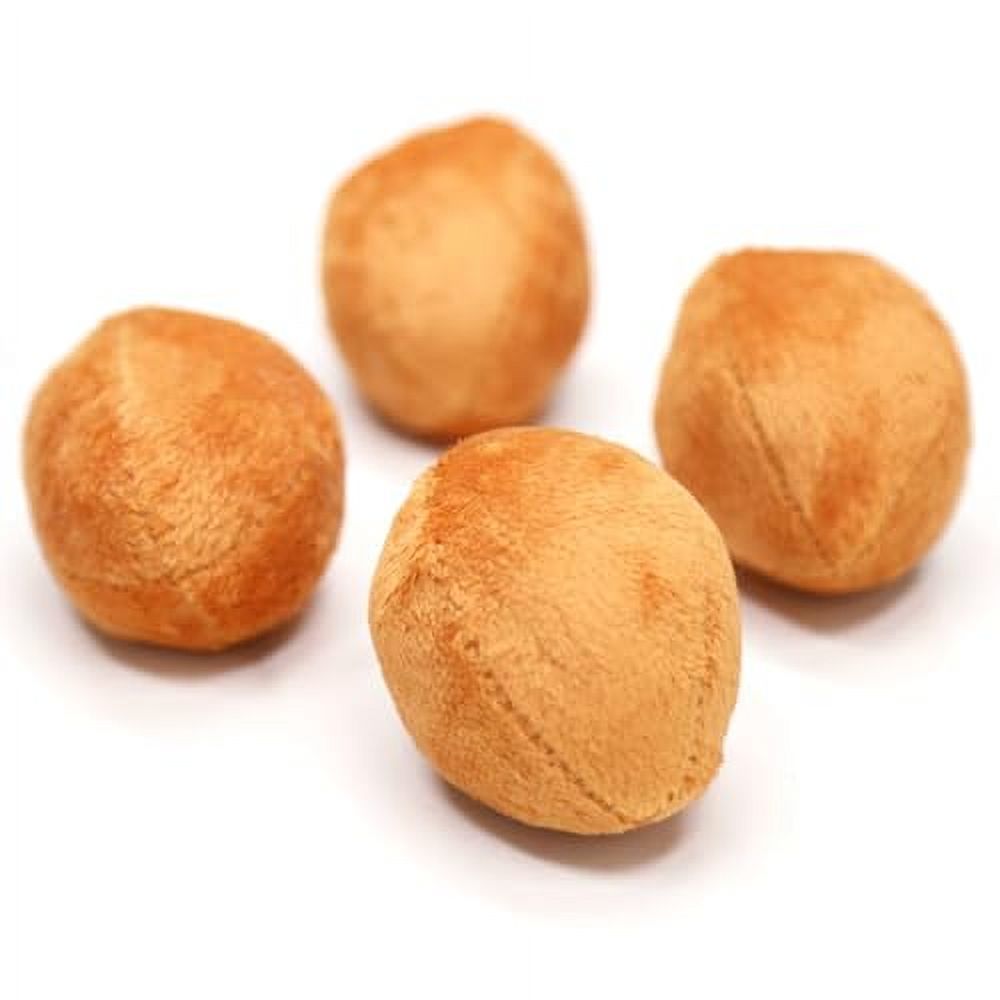 Egg-Shaped Plush Puppy Toy: Soft Bell-Infused Teething Chew for Biting, Outdoor Training, and Home Tooth Care for Small to Large Dogs