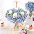 thumbnail image 4 of Waipfaru 12 Pcs Artificial Baby Breath Flower Pick, 21inch Real Touch Silk Faux Gypsophila Bouquets for Wedding Arrangement Party Home Decoration(Blue), 4 of 8