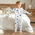 thumbnail image 6 of joogoo Starfish Sailboat 2 Piece Long Sleeve Tee and Pants Cotton Pajama Set 6Y, 6 of 7