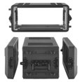 thumbnail image 1 of VEVOR 4U Rack Case, 12 in Depth, Rackmount Flight Case Shallow Rack with Microphone Compartment, Polyethylene Construction, Recessed Latches, Easy Installation, for Amplifier, 8.7 in Internal Depth, 1 of 9