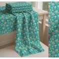 thumbnail image 6 of Soimoi Green Cotton Voile Fabric Periwinkle & Peony Floral Decor Fabric Printed Yard 42 Inch Wide, 6 of 7