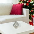 thumbnail image 2 of Led Teardrop Glass Stand (Santa On A Sleigh) (Silver) - Set of 2, 2 of 4