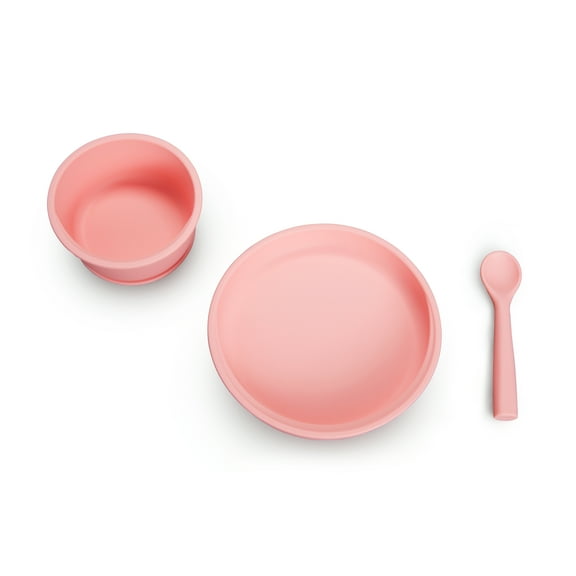 Munchkin® C'est Silicone!™ Infant Self Feeding Set, Coral, Unisex