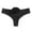 Black, variant on Women Lace Mesh Thongs Panties Sexy Rabbit Tail Waist Female Underpants Pantys Lingerie Sheer Panties Thong