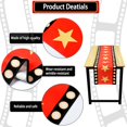 thumbnail image 3 of Alfombra roja Table Runner WHQXFDZ Movie Night de 33 cm x 183 cm, 2 unidades, 3 of 6