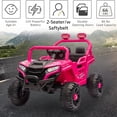 thumbnail image 4 of ThunderBolt 12V Kids Ride on Car, Electric Off-Road UTV Truck for Kids with Upgraded Battery for 2H, 2.4G Remote Control, Anti-Collision Bar, grippy tires,4-Wheel Suspension Ride on Car Kid UTV, 4 of 21