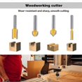 thumbnail image 5 of 12pcs 6.35mm 1/4 Inch Tungsten Carbide Angle Cut-off Bit With Wrench, 5 of 5