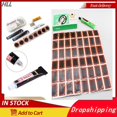 thumbnail image 2 of 48pcs Bicycle Tire Repair Kit Tool Set Rubber Puncture Patches Portable Inner Tube, 2 of 5