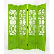 Wayborn Spider Web Room Divider in Green