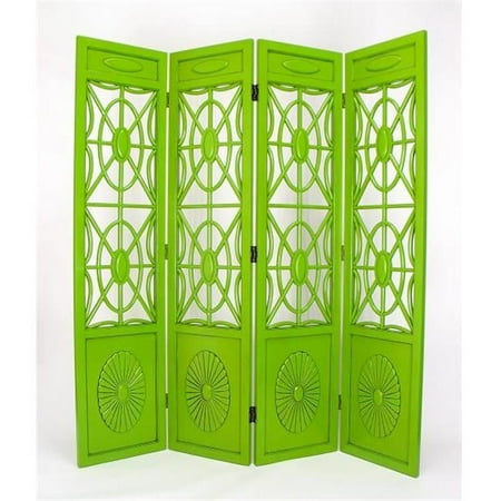 Wayborn Spider Web Room Divider in Green