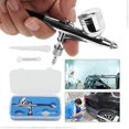 thumbnail image 4 of Home Dual Action Gravity Feed 0.5mm Spray Gun Airbrush Nail Art Paint Kit Tattoo, 4 of 4