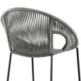 thumbnail image 6 of Acapulco 26" Indoor Outdoor Steel Bar Stool with Gray Rope, 6 of 12