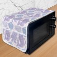 thumbnail image 1 of Whale Microwave Oven Cover, Sea Turtle Water Plant and Fish in Doodle Style with Paisley Motifs, Water Resistant Organizer with Pockets for Kitchen, 36" x 12", Pale Pink Purple Blue, by Ambesonne, 1 of 4