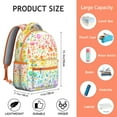thumbnail image 4 of Earthy Floral Aesthetic Adjustable Strap Backpack, Comfortable Breathable Padding, Durable Oxford Cloth School Bag for Student, Perfect for Outdoor, Sports, and Daily Commute, 4 of 6