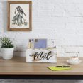 thumbnail image 3 of MyGift Whitewashed Wood Tabletop Decorative Mail Holder Box, 3 of 6