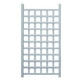 thumbnail image 1 of Dura-Trel Country Garden 35 x 66 Inch Outdoor Garden Patio Trellis, White, 1 of 2