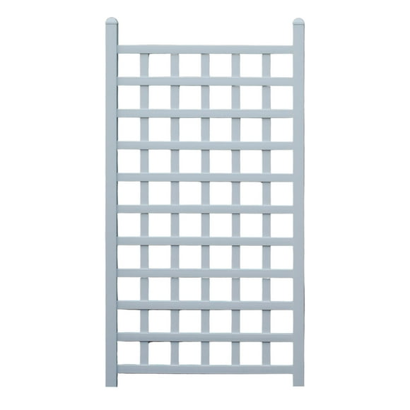 Dura-Trel Country Garden 35 x 66 Inch Outdoor Garden Patio Trellis, White