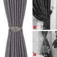 thumbnail image 4 of Paquete de 2 alzapaños para cortinas, prácticos alzapaños de cuerda decorativos para cortinas finas o gruesas para ventanas de hogar y oficina, 4 of 5
