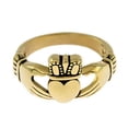 thumbnail image 3 of Small Gold Claddagh Ring - Irish Celtic Symbol of Love, Loyalty & Friendship size 7, 3 of 4