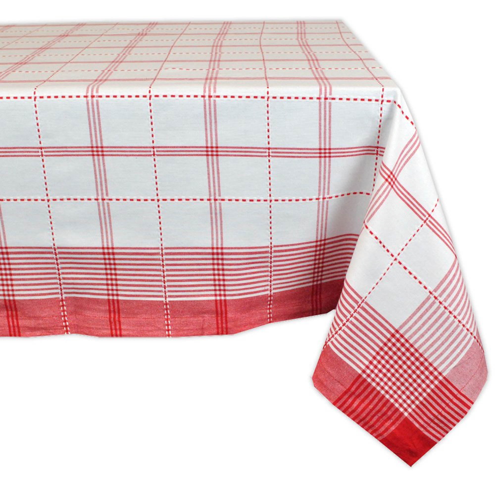 DII Country Plaid Tablecloth, 60x104