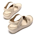 thumbnail image 4 of Sandalias de cuña para mujer Sandalias ortopédicas cómodas antideslizantes para fiestas y vacaciones, 4 of 9