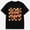 Black-57, variant on Women's Retro Happy Halloween Bow Graphic Halloween Shirt, Cute Spooky Graphic Short Sleeve T-Shirt