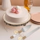 thumbnail image 4 of Soporte de madera para tartas de 11 pulgadas, pedestal redondo de madera para cupcakes, rebanada de paulownia con patas, soporte rústico, 4 of 6