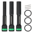 thumbnail image 1 of Uxcell 3pcs Thin Wall 6 Point Deep Impact Socket 1/2" Drive 10/12/14mm Socket Métrico de Acero 40Cr para Ejes de Máquina, Tuercas y Pernos de Reparación, 1 of 7