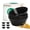 Black, variant on Homienly 6-Pack 4.5 oz Wheat Straw Small Bowls, Unbreakable Serving Dishes, Microwave & Dishwasher Safe, Black