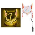 thumbnail image 4 of Halloween Cosplay LED juego máscara juego de rol Halloween bola decoración amarillo jinwen Cubierta de Cosplay de Halloween, 4 of 8