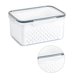 thumbnail image 4 of Contenedores de frutas, caja de cesta de almacenamiento de drenaje, suministros de cocina, contenedores de almacenamiento de alimentos, eficiencia óptima, 4 of 8
