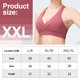 thumbnail image 2 of Ropa interior deportiva para mujer, con almohadillas cruzadas para entrenamiento, yoga, color rosa, 2 of 6