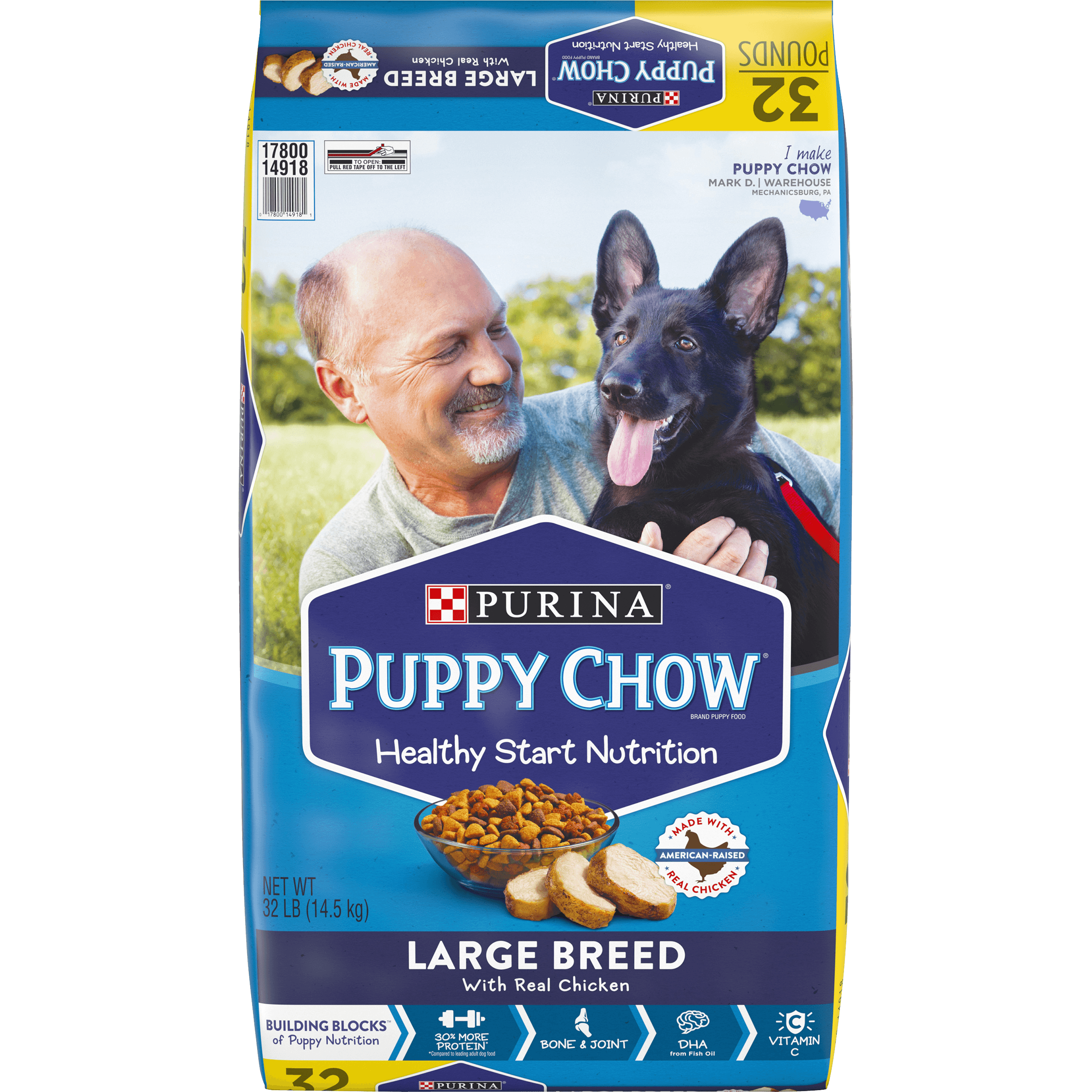high protein large breed puppy food