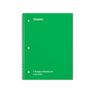 Staples Premium 1-Subject Notebook 3.5