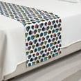 thumbnail image 2 of Owls Bed Runner, Funny Owl in a Coffee Tea Espresso Mug Cup Morning Cafe Cheerful Art, Decorative Accent Bedding Scarf for Hotels Homes and Guestrooms, Twin, Multicolor, by Ambesonne, 2 of 2
