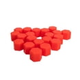 thumbnail image 2 of facefd 20 Pieces/Set Car Wheel Hub Screw Cap Detachable Decorative Replacement 16mm Hexagonal Universal Tire Screws Guard Red Red, 2 of 6